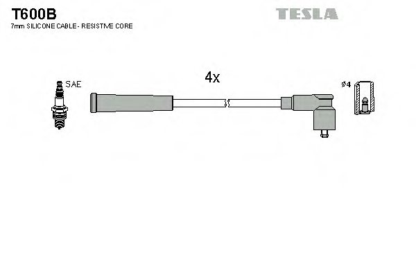 TESLA T600B Ignition Cable Kit